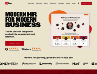 hibob.com screenshot