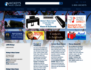 hickeys.com screenshot