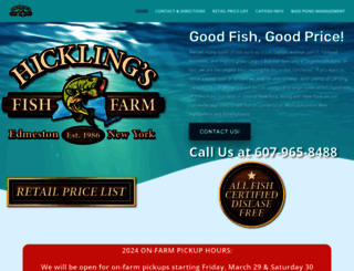 hicklingsfishfarm.com screenshot