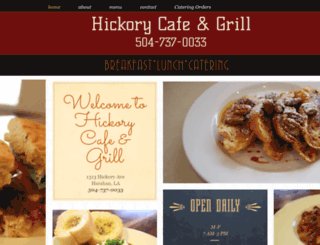 hickorycafe.com screenshot