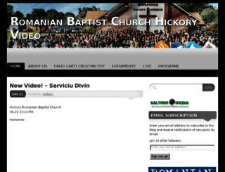 hickoryromanianbaptist.wordpress.com screenshot