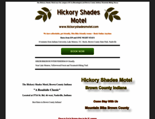 hickoryshadesmotel.com screenshot