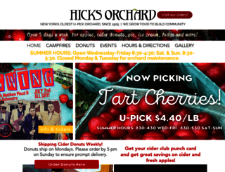 hicksorchard.com screenshot