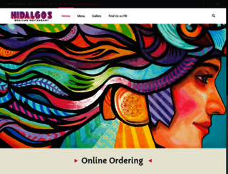 hidalgosmexicanrestaurant.com screenshot