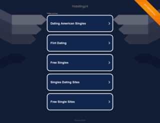 hidating.nl screenshot
