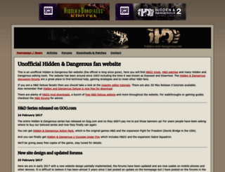 hidden-and-dangerous.net screenshot