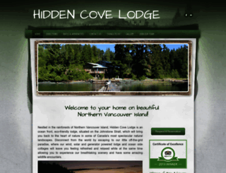 hiddencovelodge.com screenshot
