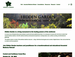 hiddengarden.co screenshot