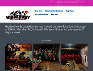 hiddenkeyescapegames.com screenshot