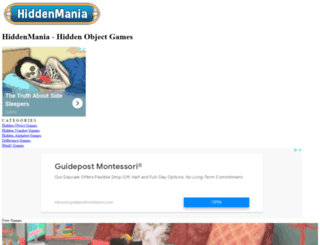 hiddenmania.com screenshot