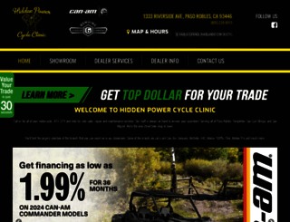 hiddenpowercycleclinic.com screenshot