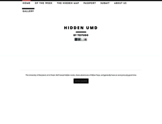 hiddenumd.weebly.com screenshot