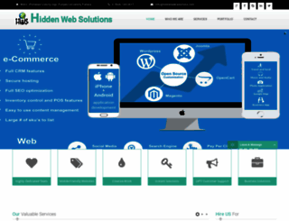 hiddenwebsolutions.com screenshot