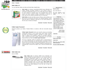 hide-folder.com screenshot