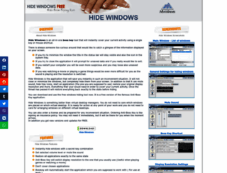 hide-windows.net screenshot