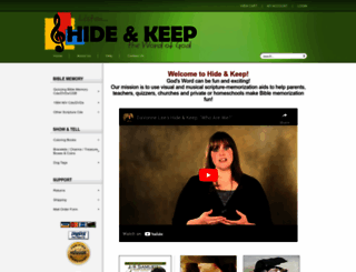 hideandkeep.com screenshot