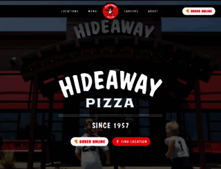 hideawaypizza.com screenshot