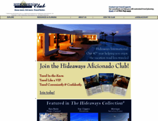 hideaways.com screenshot