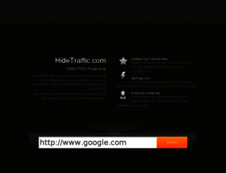 hidetraffic.com screenshot