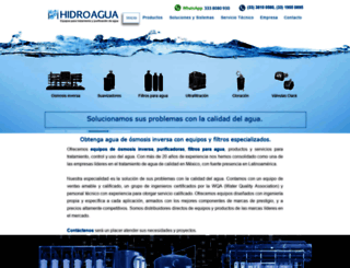 hidroagua.com.mx screenshot