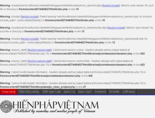 hienphapvietnam.org screenshot
