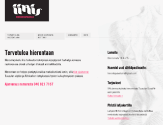 hierontapalveluiiris.fi screenshot