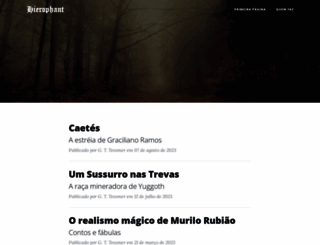 hierophant.com.br screenshot