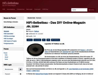 hifi-selbstbau.de screenshot