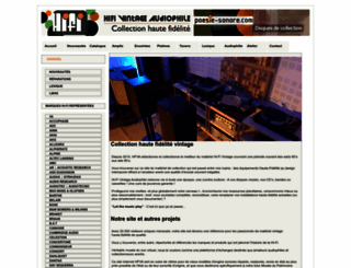 hifi-vintage-audiophile.fr screenshot