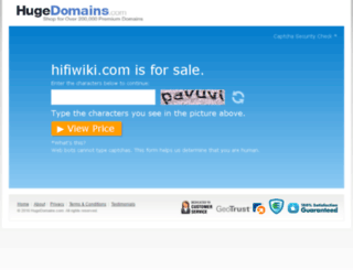 hifiwiki.com screenshot