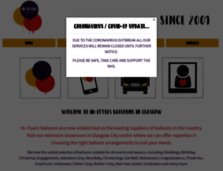 hiflyers-balloons.co.uk screenshot