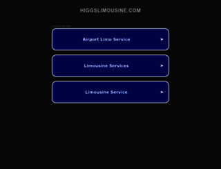 higgslimousine.com screenshot
