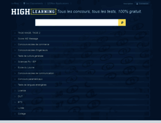high-learning.com screenshot