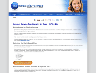 high-speed-internet-service-providers.com screenshot