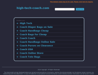 high-tech-coach.com screenshot