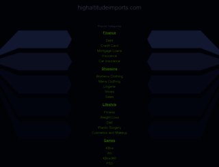 highaltitudeimports.com screenshot