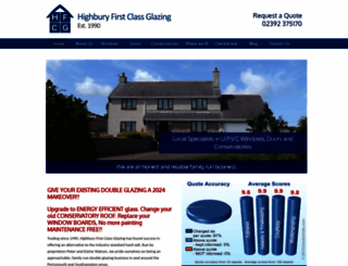 highburyfirstclassglazing.co.uk screenshot