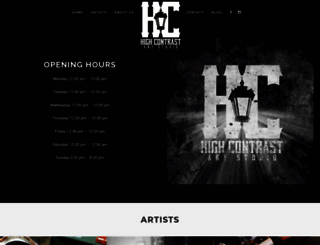 highcontrastartstudio.com screenshot