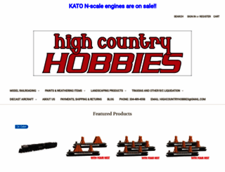 highcountryhobbies.com screenshot