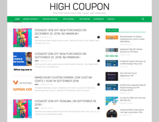 highcoupon.com screenshot