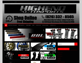 highendautosports.com screenshot