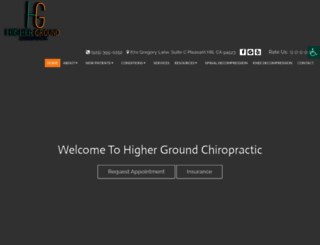 highergroundchiropractic.com screenshot