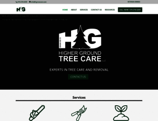 highergroundtreecare.com screenshot