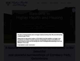 higherhealthandhealing.co.uk screenshot
