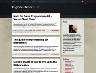 higherorderfun.com screenshot