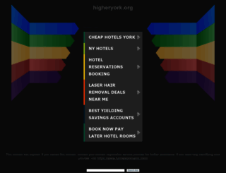 higheryork.org screenshot