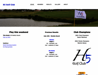 highfivegolfclub.com screenshot