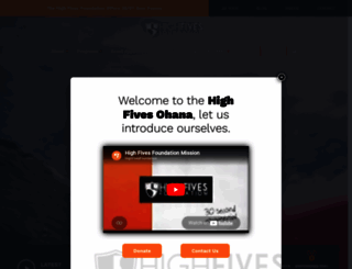 highfivesfoundation.org screenshot