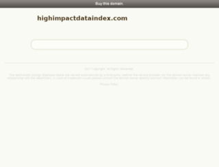 highimpactdataindex.com screenshot