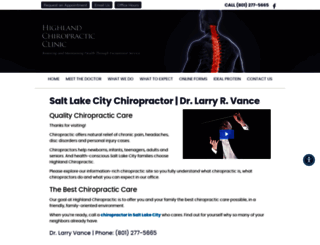 highlandchiropracticclinic.com screenshot